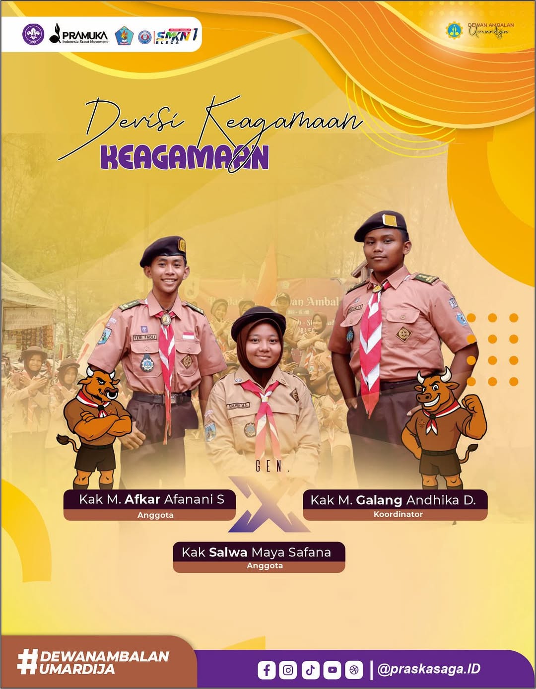 Foto Kak M.afkar Afani S, Kak Salwa Maya S & Kak M.Galang Andika D